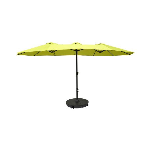 Umbrelă de soare verde 456x270 cm Double - Rojaplast-image-4