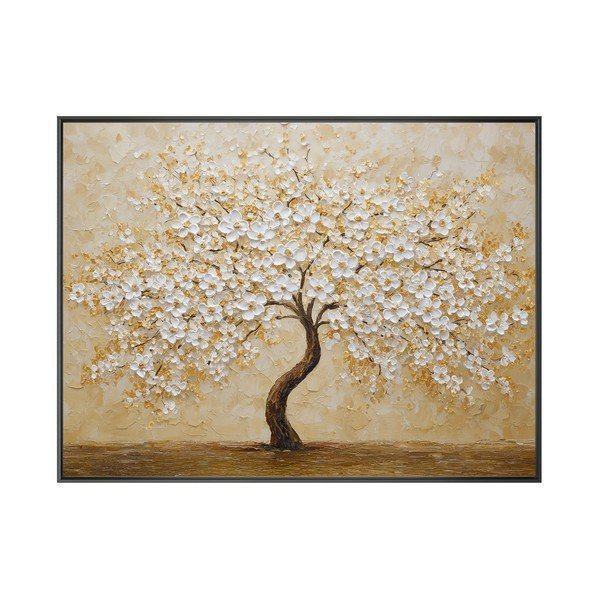 Tablou cu ramă imprimat 80x60 cm Golden Tree – Styler