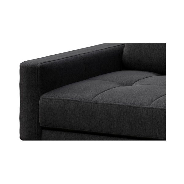 Canapea MESONICA Musso Tufted, gri antracit, 210 cm-image-4