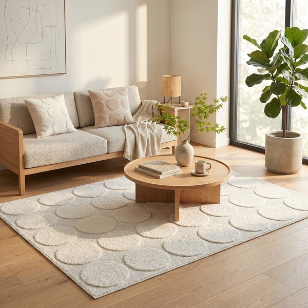 Covor crem 120x170 cm Bubble – ESTE-image-4