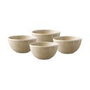 Boluri mici bej 4 buc. pentru supă din gresie 1 l – House Nordic