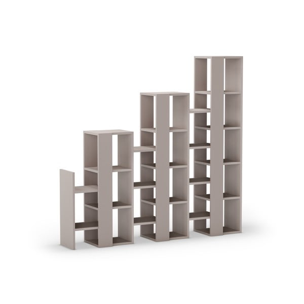 Etajeră gri/bej 158x151 cm Anissa – Marckeric-image-3