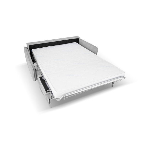 Canapea gri deschis extensibilă 166 cm Dalida – Micadoni Home-image-3