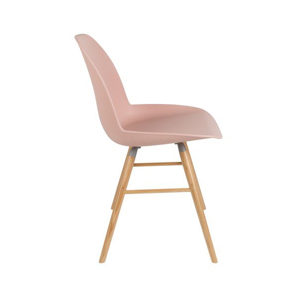 Scaune de dining roz-deschis 2 buc. Albert – Zuiver-image-4