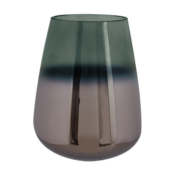 Vază din sticlă PT LIVING Oiled, înălțime 23 cm, verde