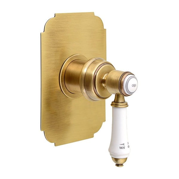 Baterie în culoarea bronzului pentru duș încastrată (1 ieșire) Vienna – Sapho