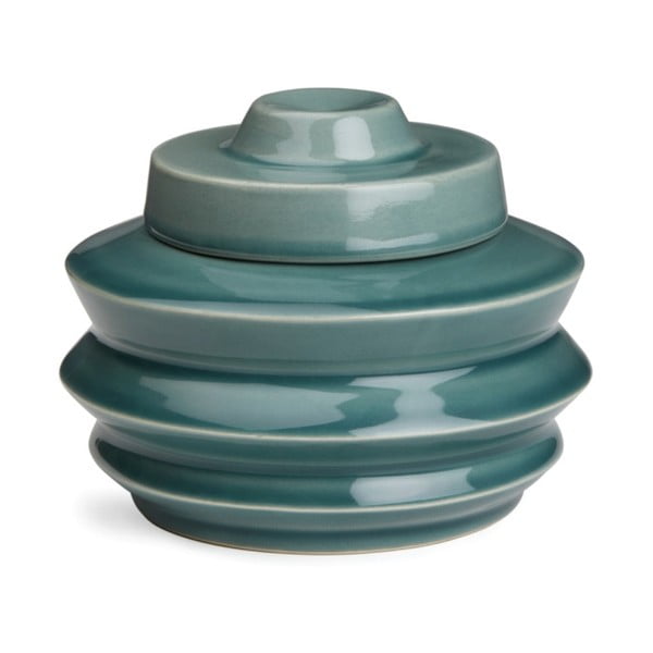 Recipient din ceramică Kähler Design Cono, verde petrol