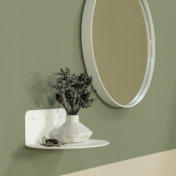 Raft alb din metal 30 cm Flex – Spinder Design-image-1