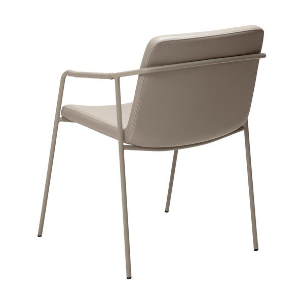 Scaun de dining bej cu cotiere Boto – DAN-FORM Denmark-image-3