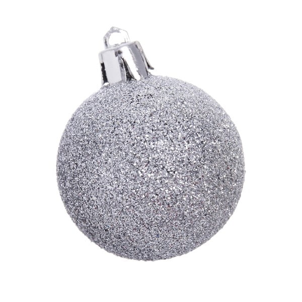 Globuri argintii de Crăciun în set de 12 bucăți Casa Selección,  ⌀ 4 cm
