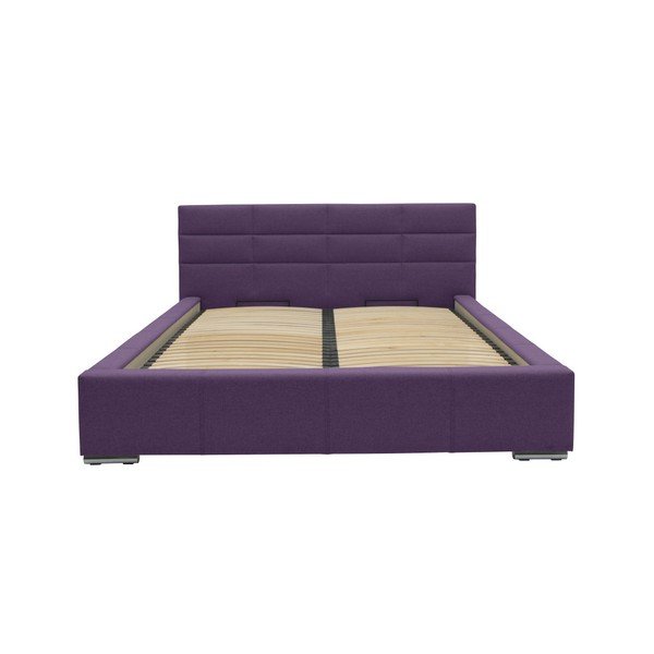 Pat dublu Mazzini Beds Reve, 160 x 200 cm, violet-image-3