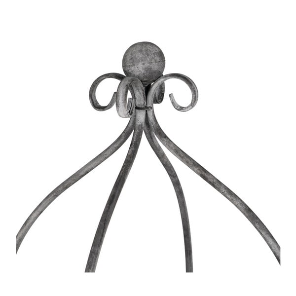 Etajeră gri din metal 45x144x45 cm Mireille – Ixia-image-4