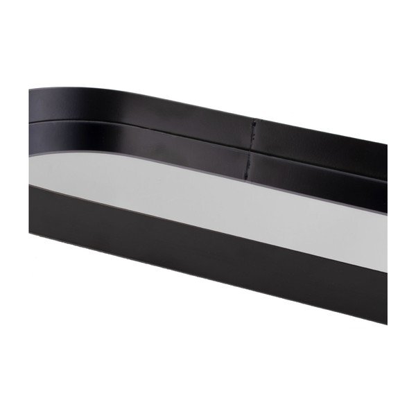 Tavă cu oglindă PT LIVING Oval, lățime 18 cm, negru-image-3