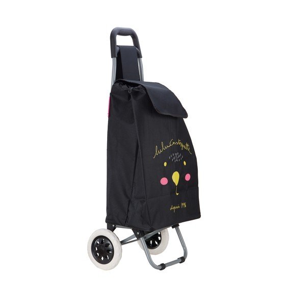Geantă de cumpărături cu roți Lulucastagnette Cosette, 37 l, negru-image-3