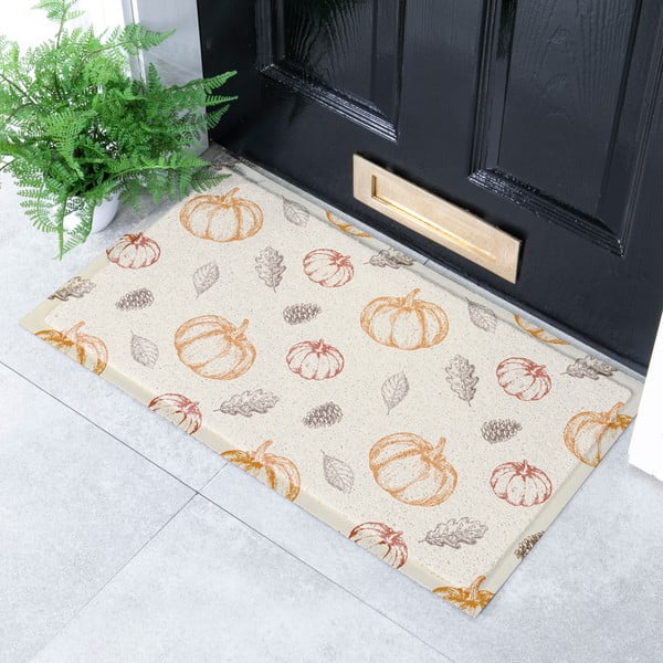 Covoraș de intrare 40x70 cm Sketch Pumpkin – Artsy Doormats-image-1