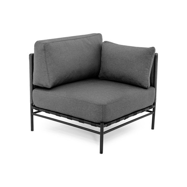 Modul de canapea de grădină gri închis (colț variabil) Dandy – Sit Sit-image-3