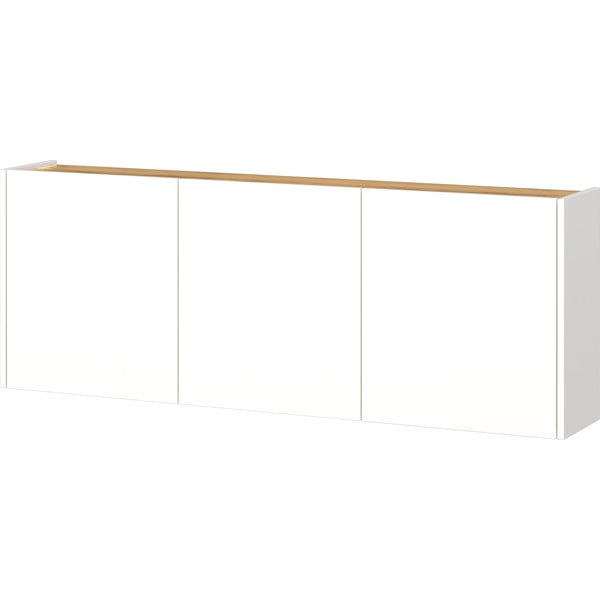 Dulap alb cu aspect de lemn de stejar suspendat 138x52x25 cm Libbiano – Germania