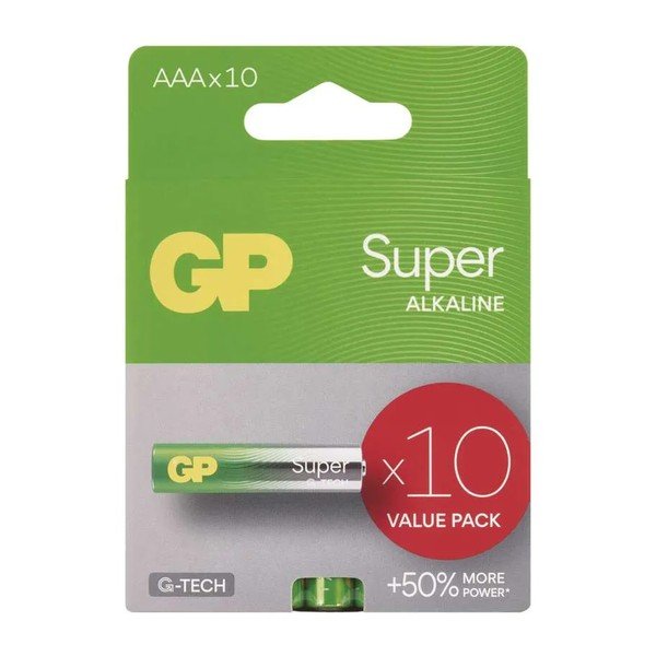 Set 10 baterii alcaline EMOS GP Super AAA-image-1