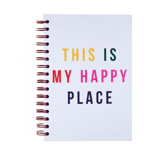 Caiet Tri-Coastal Design This Is My Happy Place, 120 file