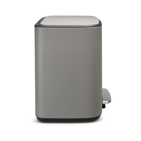 Coș de gunoi gri deschis de reciclat/cu pedală din oțel 34 l Bo – Brabantia-image-2