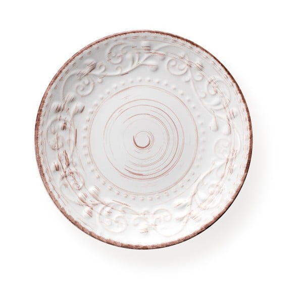 Farfurie din ceramică Brandani Serendipity, ⌀ 21 cm, alb