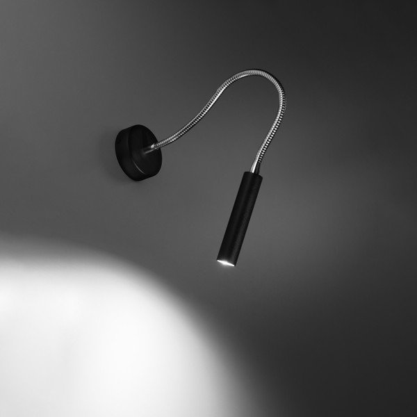 Aplică de perete neagră Aludra – Sollux-image-4