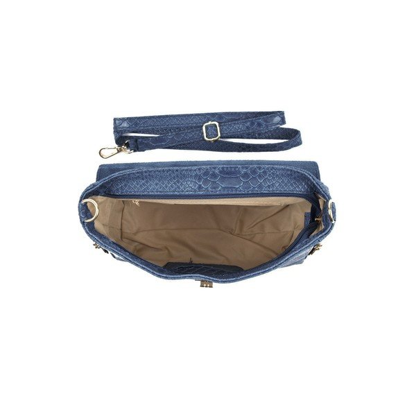 Geantă din piele Roberta M Misinato, albastru-image-2
