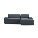 Colțar albastru extensibil (cu colț pe partea dreaptă) Jodie – Micadoni Home