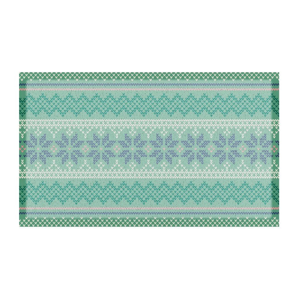 Covoras de intrare din plastic reciclat 40x70 cm Fair Isle – Artsy Doormats