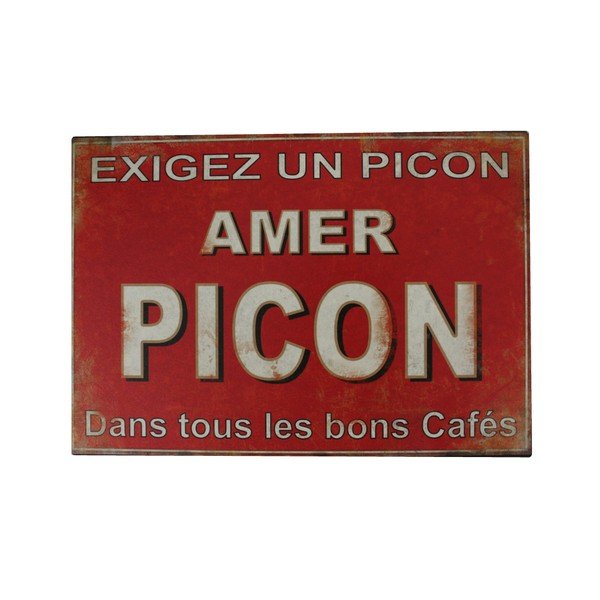 Tăbliță de metal Antic Line Amer Picon