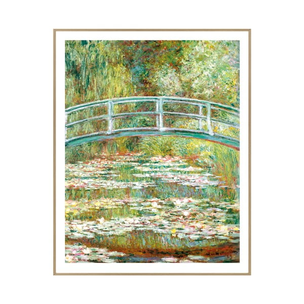 Tablou 40x50 cm Monet: Japanese Footbridge – knor