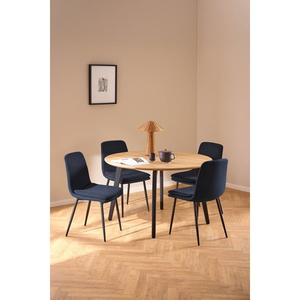 Scaun de dining albastru închis Becca – Actona-image-1