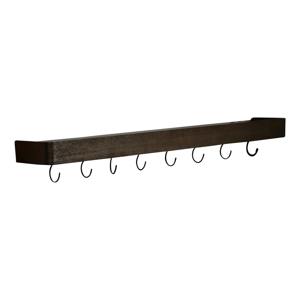 Cuier de perete în culoare naturală închisă cu raft cu aspect de lemn de frasin 120 cm Protopia – DAN-FORM Denmark