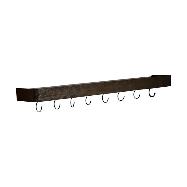 Cuier de perete în culoare naturală închisă cu raft cu aspect de lemn de frasin 120 cm Protopia – DAN-FORM Denmark