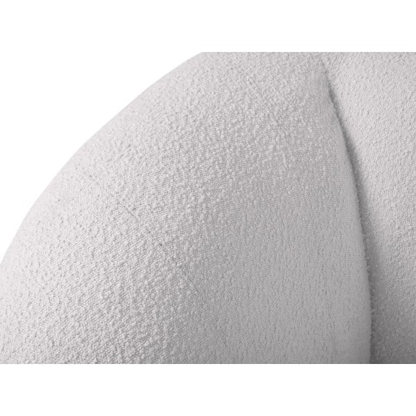 Fotoliu gri deschis cu tapițerie din stofă bouclé Essen – Cosmopolitan Design-image-4