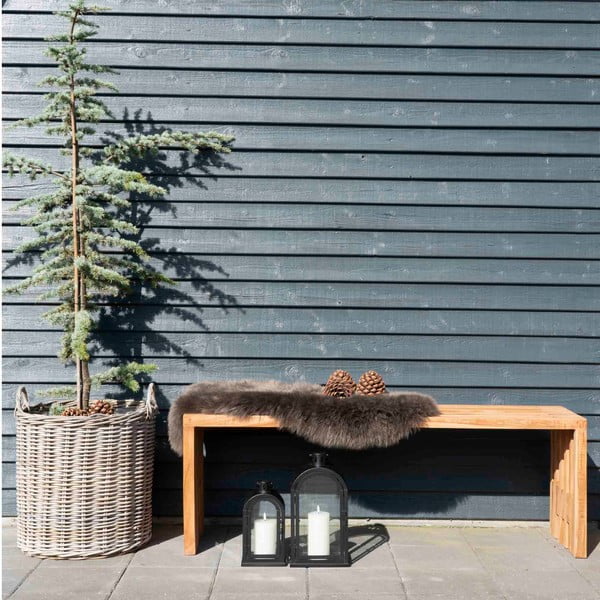 Bancă de grădină din lemn de tec House Nordic Benidorm, 140 x 35 cm-image-1