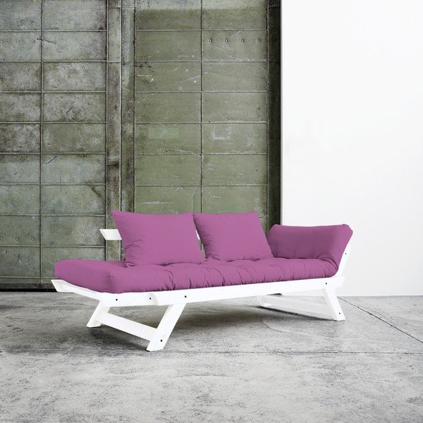 Canapea extensibilă Karup Bebop White/Taffy Pink-image-2