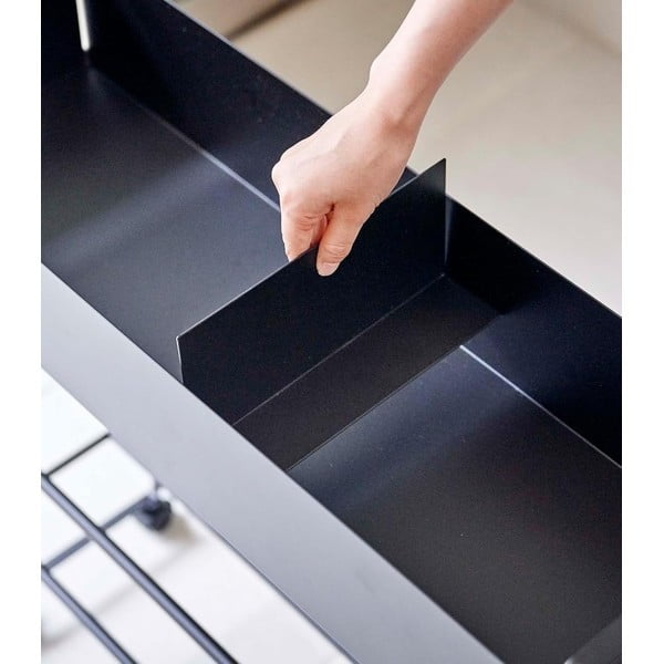 Pantofar pentru copii negru din metal 74,5x74,5x22 cm Tower – YAMAZAKI-image-1