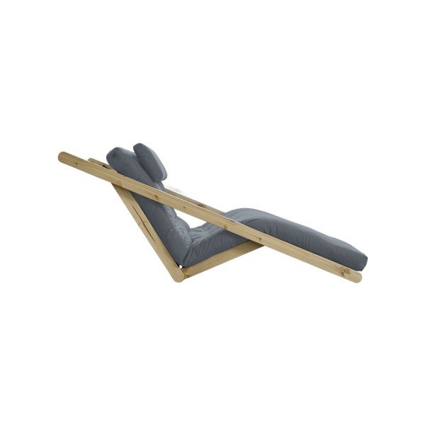 Șezlong extensibil cu 2 locuri Karup Figo Raw/Gris-image-3
