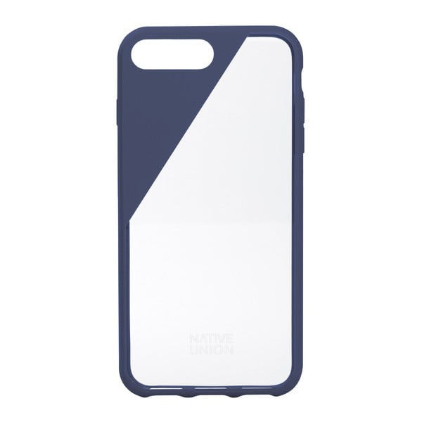Husă pentru iPhone 7 și 8 Native Union Clic Crystal Case, albastru închis