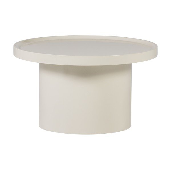 Măsuță de cafea grej rotundă ø 70 cm Veluna – WOOOD