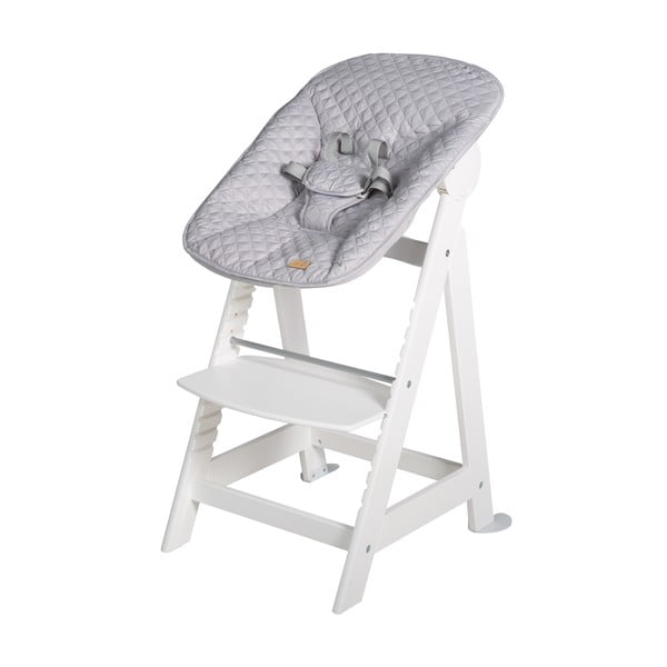 Scaun de masă pentru bebe alb Grow-Along – Roba-image-2