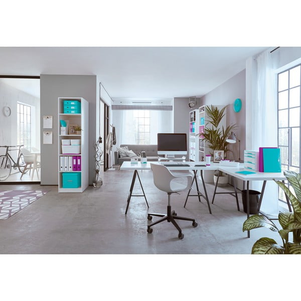 Cutie depozitare cu capac Leitz CD Disc, lungime 35 cm, violet-image-1