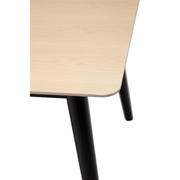 Masă de dining cu blat cu aspect de lemn de stejar 100x200 cm Yolo – DAN-FORM Denmark-image-3