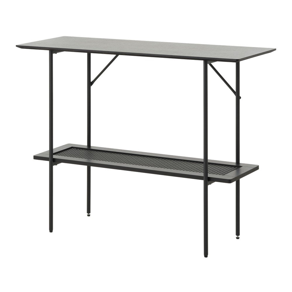 Masă consolă neagră 37x100 cm Pensacola – Unique Furniture