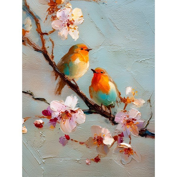 Tablou cu ramă imprimat 60x80 cm Robins – Styler
