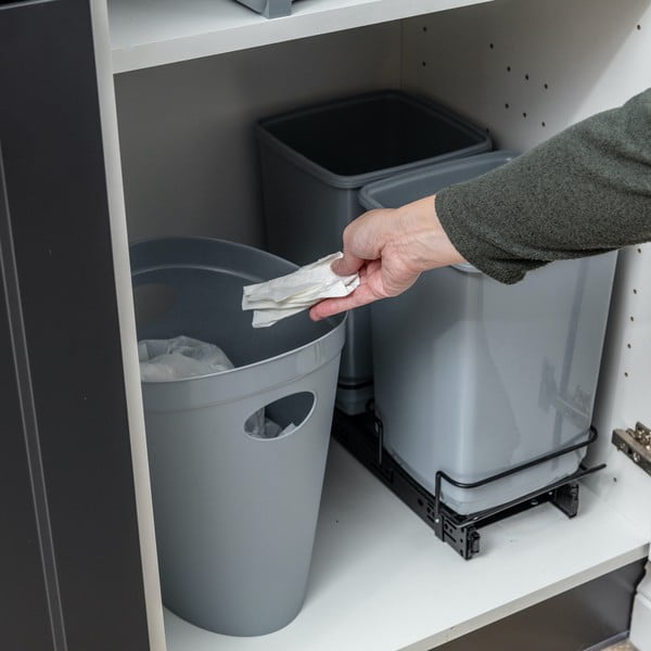 Coșuri de gunoi din plastic cu 2 recipiente de 20 l - Addis-image-2