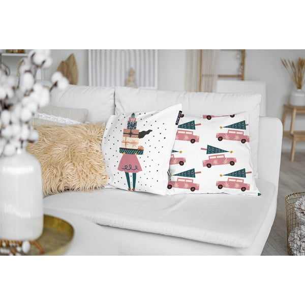 Fețe de pernă 4 buc. 45x45 cm  cu model de Crăciun Holiday Mood – Butter Kings-image-1