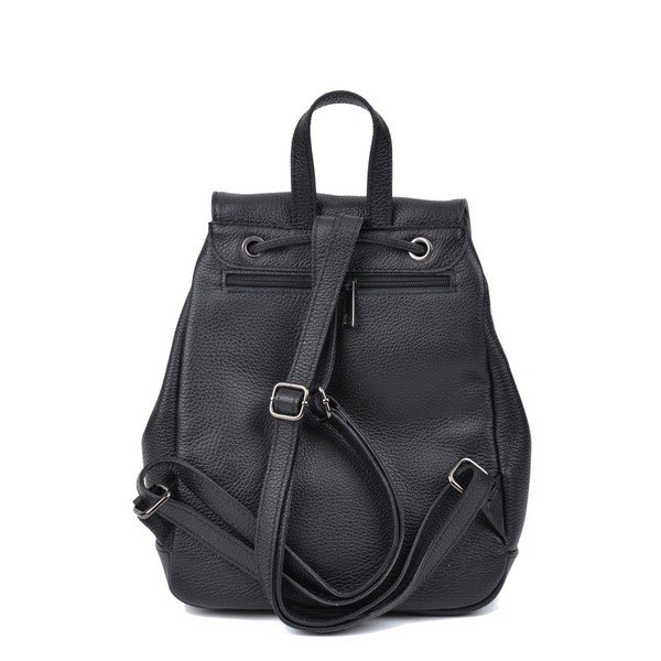 Rucsac din piele Roberta M Marisso, negru-image-3