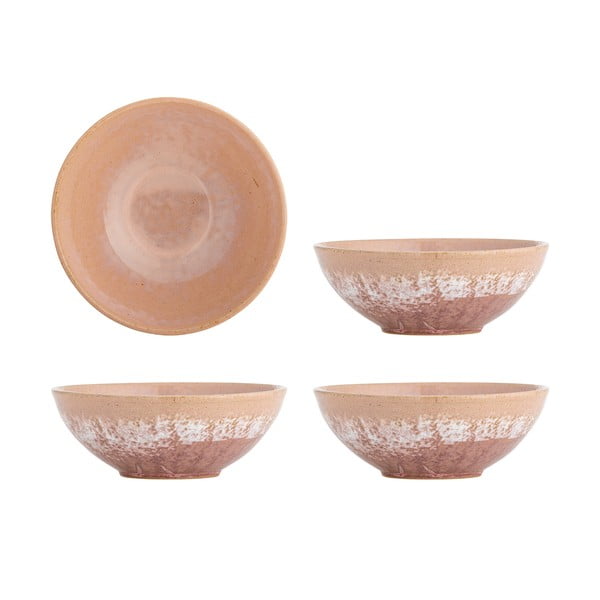 Boluri mici somon 4 buc. din gresie 890 ml Darlene – Bloomingville